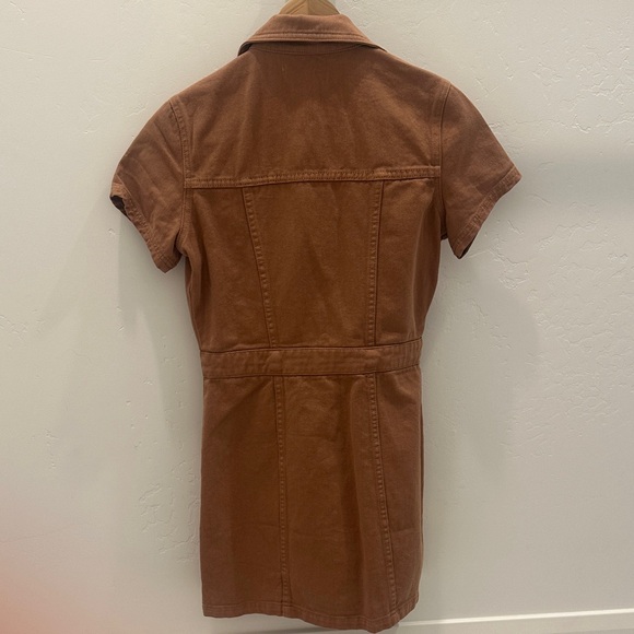 PacSun Tan Short Sleeve Dress - Picture 3 of 3